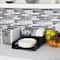Mind Reader Black Plastic Utensil, Napkin & Plate Serving Tray